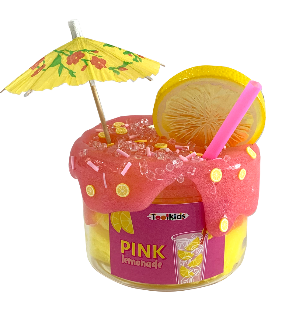 Pink lemonade slime